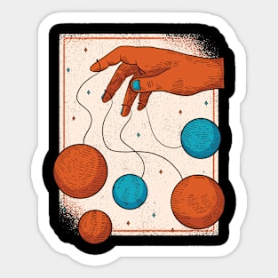 Planet puppets Sticker